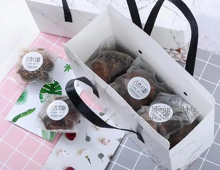 paper boxes marble exquisite gift bag vintage wedding candy box