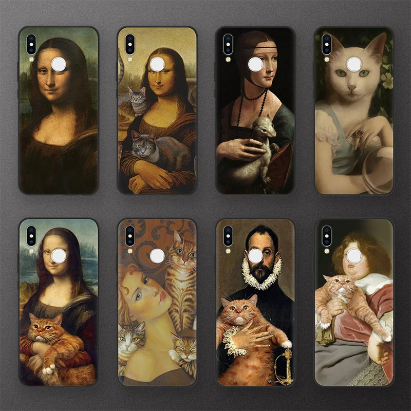 Case For Huawei P20 P30 Mate 20 10 Pro P8 P9 P10 Lite 2017 Fundas Mona Lisa Cats Case For Huawei P Smart 2019 Coque TPU Soft
Case For Huawei P20 P30 Mate 20 10 Pro P8 P9 P10 Lite 2017 Fundas Mona Lisa Cats Case For Huawei P Smart 2019 Coque TPU Soft