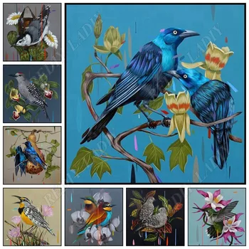 Diamond Painting Cross Stitch Bird Lovers Full Square / Round Diamond Embroidery Pictures of Rhinestone Diamond Mosaic Pattern
Diamond Painting Cross Stitch Bird Lovers Full Square / Round Diamond Embroidery Pictures of Rhinestone Diamond Mosaic Pattern