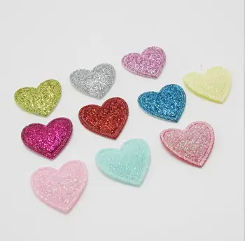 1.8cm 100pcs Glitters Heart Padded Appliqued For Children Headwear Accessories DIY patches stick-on Cloth/bag/jewelry decoration
1.8cm 100pcs Glitters Heart Padded Appliqued For Children Headwear Accessories DIY patches stick-on Cloth/bag/jewelry decoration