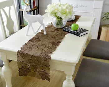 Embroidery Leaf Lace Black Table Runner Rectangle Table Runners Wedding Luxury Coffee Table Dining chemin de table tulle EQ11
Embroidery Leaf Lace Black Table Runner Rectangle Table Runners Wedding Luxury Coffee Table Dining chemin de table tulle EQ11