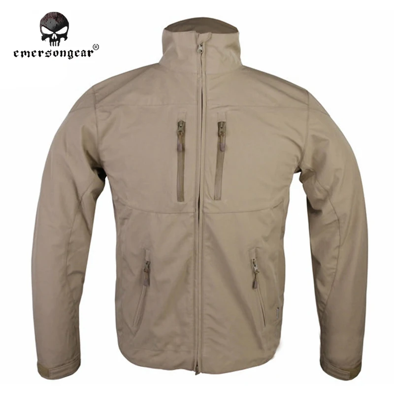 

Emersongear SoftShell Jacket Trench Breathable Perspiration Emerson Outdoor Light Tactical Autumn Winter EM6810D Dark Earth