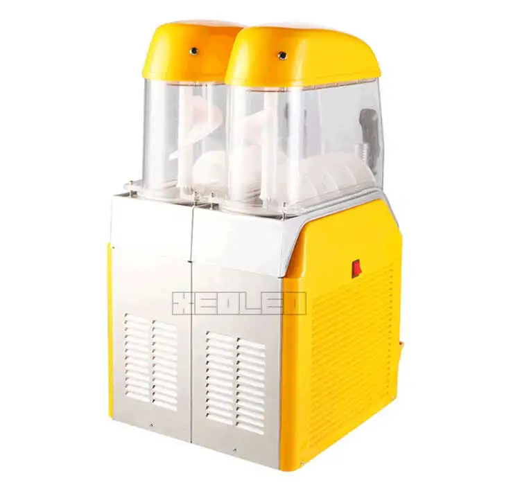 Description Picture 4 of itemXEOLEO Double Tank Slush Machine 12L*2 Ice Slusher 900W Snow Melting Machine Smoothies Granita Machine Commercial Smoothie Maker