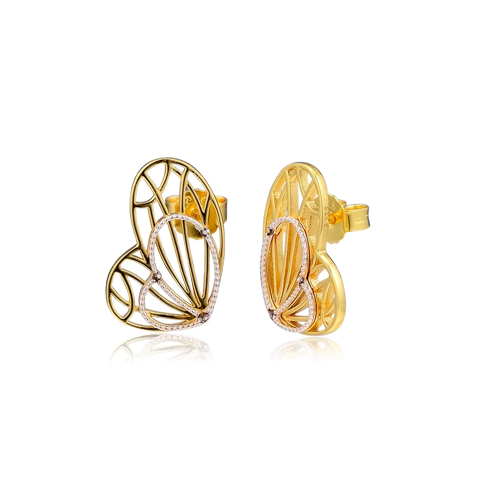 Pandulaso Shine Openwork Butterflies Earring Studs Sterling Silver Jewelry Making Fashion Female Earrings Spring Collection
Pandulaso Shine Openwork Butterflies Earring Studs Sterling Silver Jewelry Making Fashion Female Earrings Spring Collection