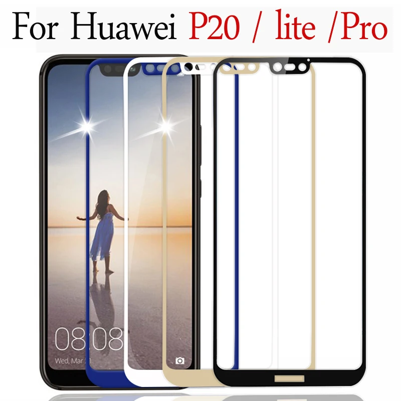 Защитное стекло с полным покрытием для huawei p 20 lite pro светильник p20 закаленное Tremp Glas