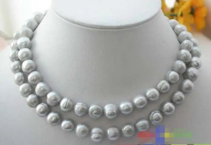 FREE SHIPPING HOT sell new Style >>>> 32" 12MM GRAY ROUND FRESHWATER CULTURED PEARL NECKLACE
FREE SHIPPING HOT sell new Style >>>> 32" 12MM GRAY ROUND FRESHWATER CULTURED PEARL NECKLACE
