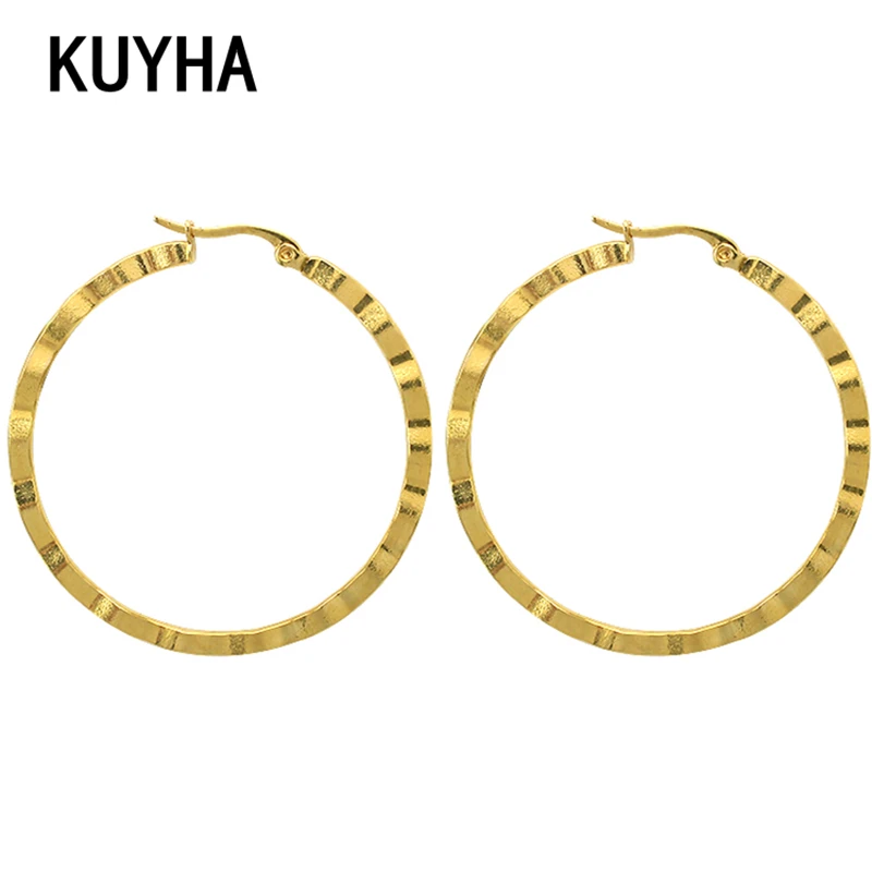 Gold Punk Hoop Earrings Fashion Geometric Statement Jewelry For Women Wedding Party Brincos 4 Sizes Wholesale Gift
Gold Punk Hoop Earrings Fashion Geometric Statement Jewelry For Women Wedding Party Brincos 4 Sizes Wholesale Gift