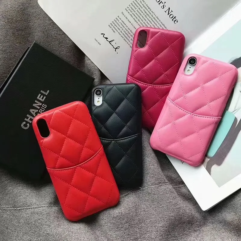 Luxury Brand Classic Lattice Lambskin Leather phone case for iphone 7plus 8 6s plus X XR XS MAX With Card Pocket
Luxury Brand Classic Lattice Lambskin Leather phone case for iphone 7plus 8 6s plus X XR XS MAX With Card Pocket