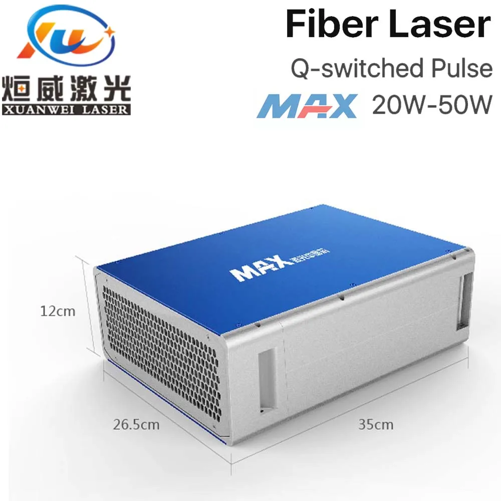 MAX fiber laser source 20W 30W 50W MFP-20/30/50 Q-switched Pulse Fiber Laser Series GQM 1064nm for fiber laser marking machine
MAX fiber laser source 20W 30W 50W MFP-20/30/50 Q-switched Pulse Fiber Laser Series GQM 1064nm for fiber laser marking machine