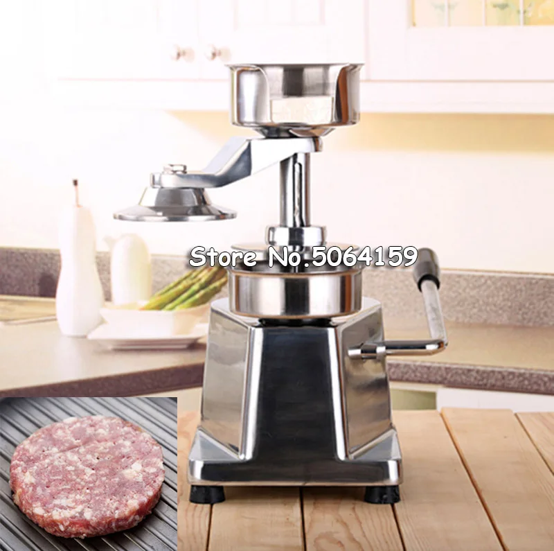 

5'' Manual Hamburger Press Burger Forming Machine Round Meat shaping Aluminum Machine Forming Burger Patty Makers