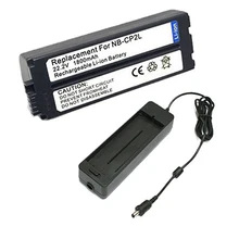 22.2V 1800mAh NB-CP2L met Lader BG-CP200 voor Canon NB-CP1L CP2L SELPHY CP100 CP200 CP220 CP300 CP330 CP400 CP510 CP600 CP710(China)