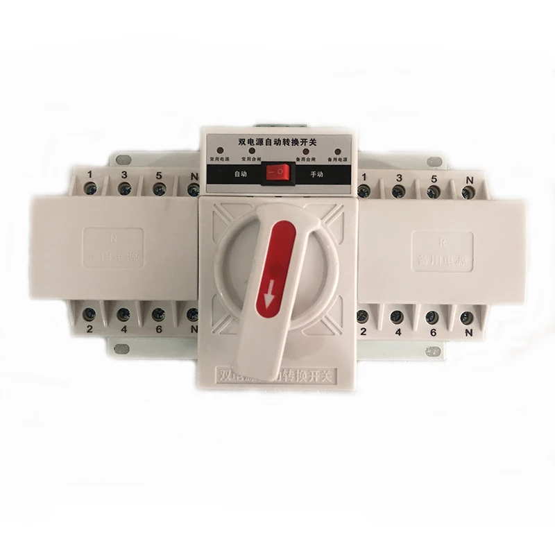 1Pc New Dual Power Supply Automatic Transfer Switch 63a 4p 3-phase 4-wire Ats Cb Level 380v
1Pc New Dual Power Supply Automatic Transfer Switch 63a 4p 3-phase 4-wire Ats Cb Level 380v