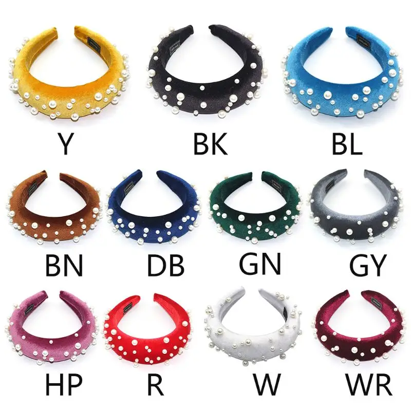 Minimalist Thick Sponge Headband Women Velvet Solid Color Wide Hair Hoop Jewelry Irregular Imitation Pearl Beads Party Headpiece
Minimalist Thick Sponge Headband Women Velvet Solid Color Wide Hair Hoop Jewelry Irregular Imitation Pearl Beads Party Headpiece