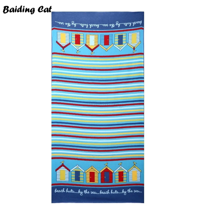 250G Microfiber Beach Towel Blue Stripes Printed Bath Towels Quicky-dry Camping Large Sport Towels 150*70cm Seaside Bikini Shawl
250G Microfiber Beach Towel Blue Stripes Printed Bath Towels Quicky-dry Camping Large Sport Towels 150*70cm Seaside Bikini Shawl
