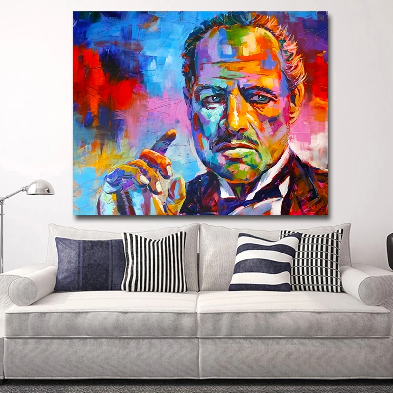 The Colorful Godfather Canvas Print Painting Wall Art Pictures For Living Room Home Decoration Poster and Prints No Frame
The Colorful Godfather Canvas Print Painting Wall Art Pictures For Living Room Home Decoration Poster and Prints No Frame