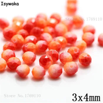 Isywaka 3X4mm 30,000pcs Rondelle Austria faceted Crystal Glass Beads Loose Spacer Round Beads Jewelry Making NO.40
Isywaka 3X4mm 30,000pcs Rondelle Austria faceted Crystal Glass Beads Loose Spacer Round Beads Jewelry Making NO.40