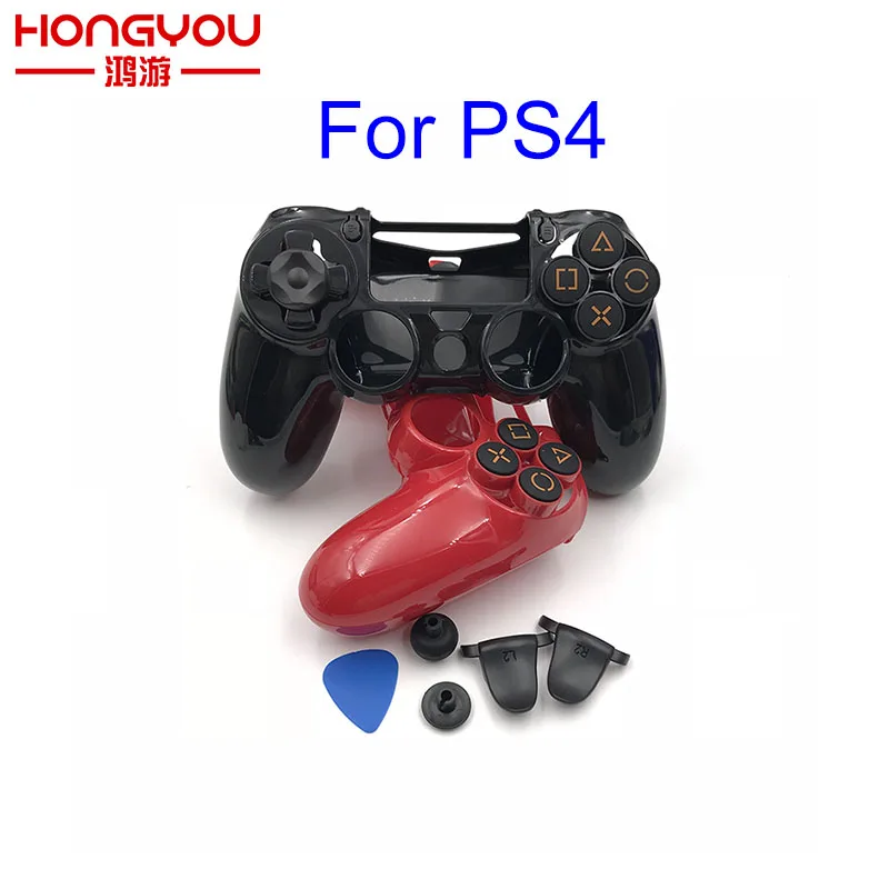 4 шт. Жесткий Чехол защитный чехол корпус кожа для Dualshock PS4 Slim Pro контроллер геймпад