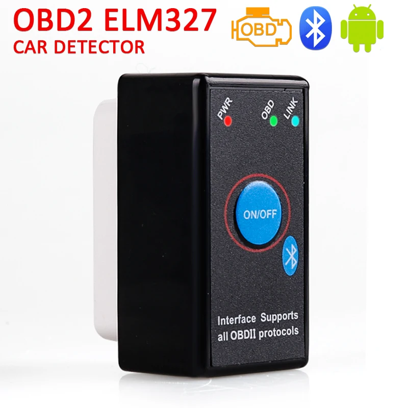 Roadot мини OBD2 elm327 Bluetooth Автомобильный диагностический сканер V1.5 Elm 327 OBD 2 адаптер obd-ii