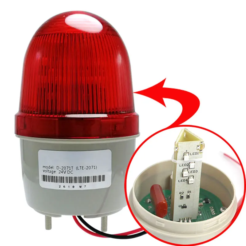 Alarm Signal Lamp Strobe Warning light 24V D-2071T Indicator light LED Lamp Security Alarm Red Green Yellow
Alarm Signal Lamp Strobe Warning light 24V D-2071T Indicator light LED Lamp Security Alarm Red Green Yellow