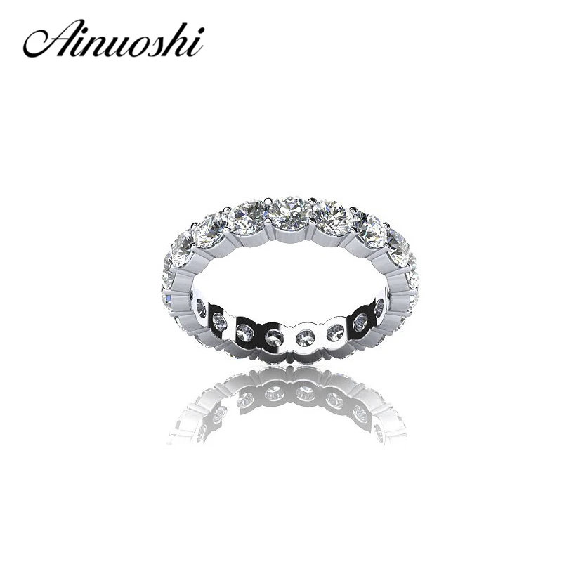 AINOUSHI Бесплатная доставка 100% Настоящее Твердое Серебро 925 пробы кольца для женщин