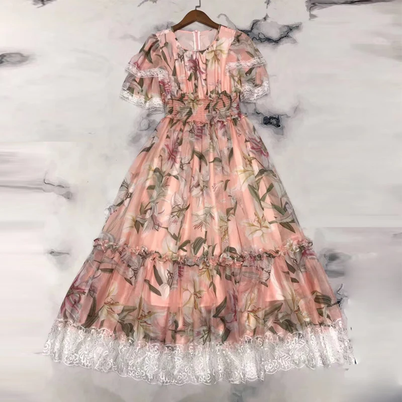 Red RoosaRosee Runway Designer New Women Flower Print Party Elegant Boho Dress Elastic Waist Lace Long Maxi Vestdios Robe Femme
Red RoosaRosee Runway Designer New Women Flower Print Party Elegant Boho Dress Elastic Waist Lace Long Maxi Vestdios Robe Femme