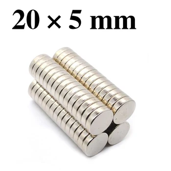 2/5/10/15Pcs 20*5 Strong Disc Magnets Dia 20mm x 5mm N35 Rare Earth Neodymium Magnet 20x5 20mm*5mm
2/5/10/15Pcs 20*5 Strong Disc Magnets Dia 20mm x 5mm N35 Rare Earth Neodymium Magnet 20x5 20mm*5mm