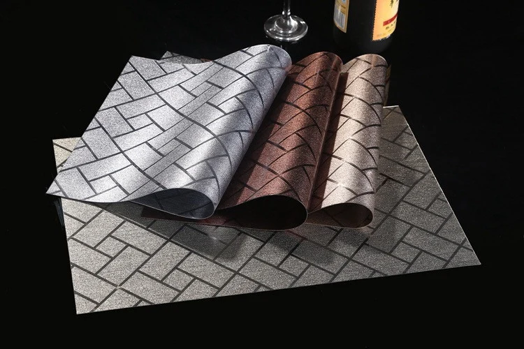 6pcs waterproof oil-proof Teslin placemat mattress hotel cafe non-slip insulated European dining mat mattress drink coasters 
6pcs waterproof oil-proof Teslin placemat mattress hotel cafe non-slip insulated European dining mat mattress drink coasters