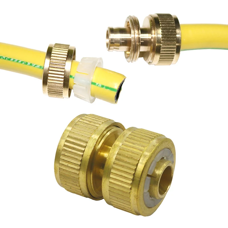 Brass 1/2'' Hose Connector Agriculture Garden Irrigation Car Wash Hose Extension Tool Garden Water Hose joints 10 Pcs
Brass 1/2'' Hose Connector Agriculture Garden Irrigation Car Wash Hose Extension Tool Garden Water Hose joints 10 Pcs