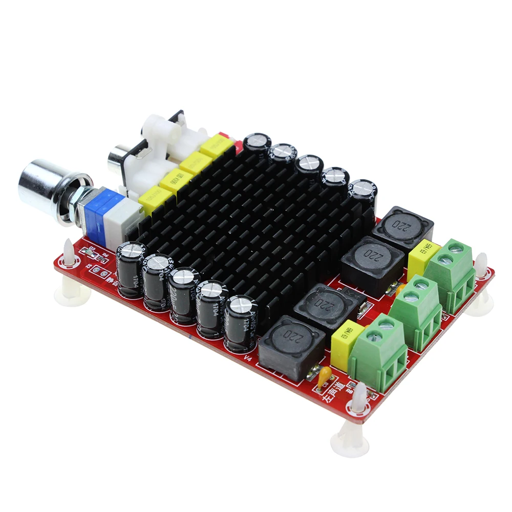 Dual Channel Audio Stereo Amplifier Board XH-M510 TDA7498 DC 14-34V Amplifier Board of Class D 2X100W
Dual Channel Audio Stereo Amplifier Board XH-M510 TDA7498 DC 14-34V Amplifier Board of Class D 2X100W