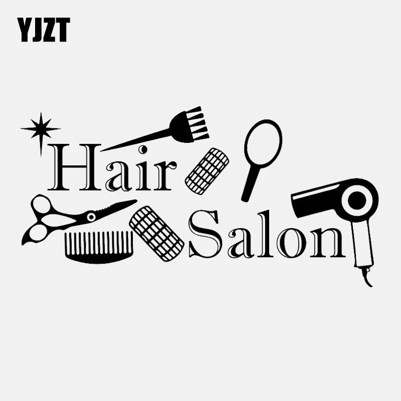 YJZT 16.2CM*8.2CM Scissors Comb Decal Beauty Hair Salon Vinyl Decoration Car Sticker C22-0136
YJZT 16.2CM*8.2CM Scissors Comb Decal Beauty Hair Salon Vinyl Decoration Car Sticker C22-0136