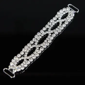 30 Pcs Swimwear Accessories Silver Crystal Rhinestone Connector For Bikini 11.8x1.9cm
30 Pcs Swimwear Accessories Silver Crystal Rhinestone Connector For Bikini 11.8x1.9cm