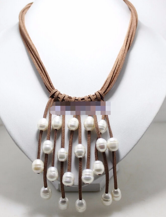 huij 004906 natural white growth pearl stone brown leather handmade pendant necklace
huij 004906 natural white growth pearl stone brown leather handmade pendant necklace