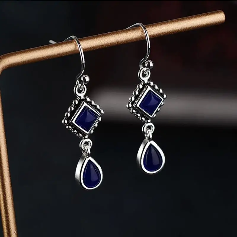 Everoyal Latest Blue Crystal Square Long Earrings Jewelry For Women Birthday Gift Fashion 925 Silver Earrings Girls Accessories
Everoyal Latest Blue Crystal Square Long Earrings Jewelry For Women Birthday Gift Fashion 925 Silver Earrings Girls Accessories