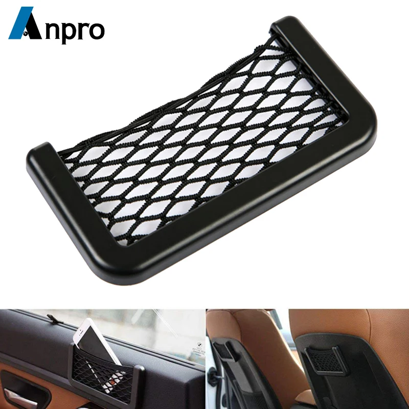 Anpro Universal Car Seat Back Storage Mesh Nets Bag Strong Magic Tape Holder Car Trunk Organizer Car Stowing Tidying Z2
Anpro Universal Car Seat Back Storage Mesh Nets Bag Strong Magic Tape Holder Car Trunk Organizer Car Stowing Tidying Z2