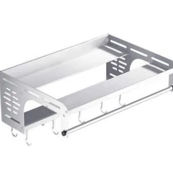 304 stainless steel double-layer microwave oven support rack rack hanging kitchen oven shelf hanger thickening bracket LU51510
304 stainless steel double-layer microwave oven support rack rack hanging kitchen oven shelf hanger thickening bracket LU51510