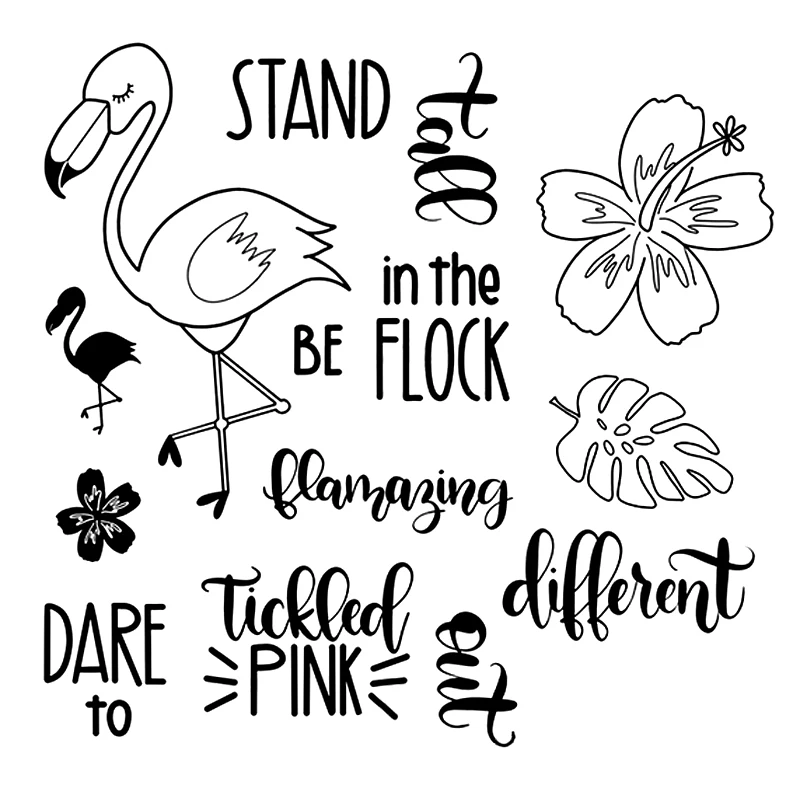 Flamingo Transparent Clear Silicone Stamp/Seal for DIY scrapbooking/photo album Decorative clear stamp
Flamingo Transparent Clear Silicone Stamp/Seal for DIY scrapbooking/photo album Decorative clear stamp