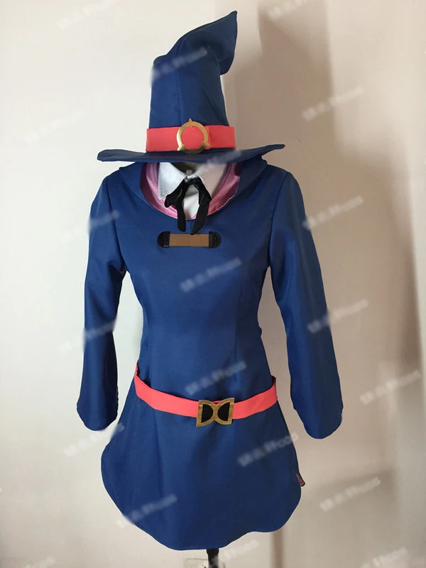 

Anime Little Witch Academia Kagari Atsuko Yansson Lotte Cosplay Costume With Hat customized any size
