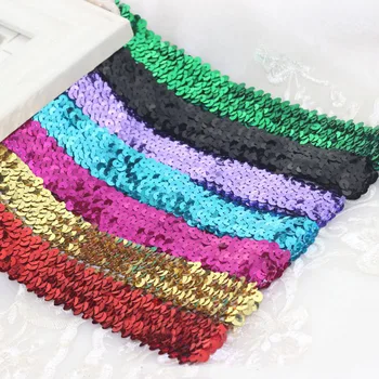 3 Rows Elasticity Sequin Strim Lace Ribbon Elastic Dance Clothing Curtain Crafts Paillette Sewing Decoration DIY Accessory 1m
3 Rows Elasticity Sequin Strim Lace Ribbon Elastic Dance Clothing Curtain Crafts Paillette Sewing Decoration DIY Accessory 1m