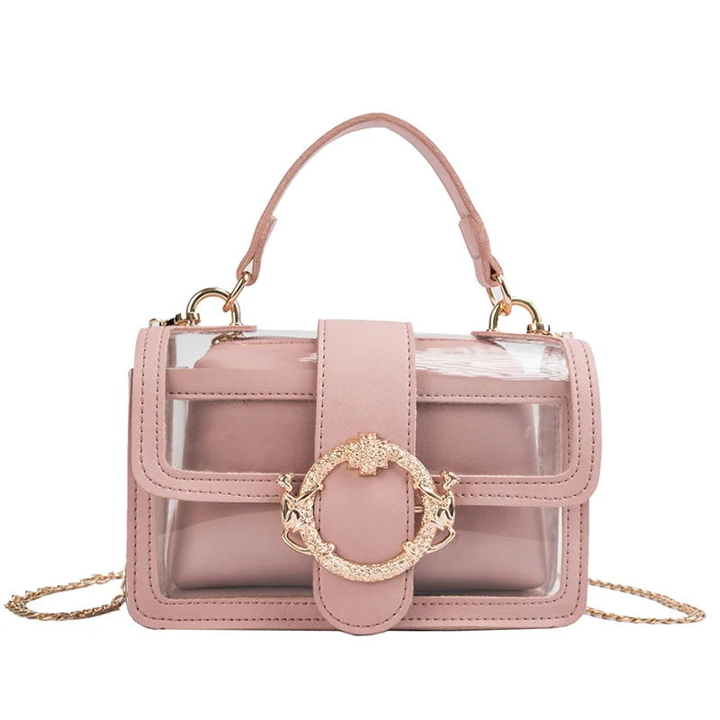 Transparent Jelly Tote Bag 2019 Summer New Quality PVC Women's Designer Handbag Lock Chain Shoulder Messenger Bag Bolsos Mujer
Transparent Jelly Tote Bag 2019 Summer New Quality PVC Women's Designer Handbag Lock Chain Shoulder Messenger Bag Bolsos Mujer