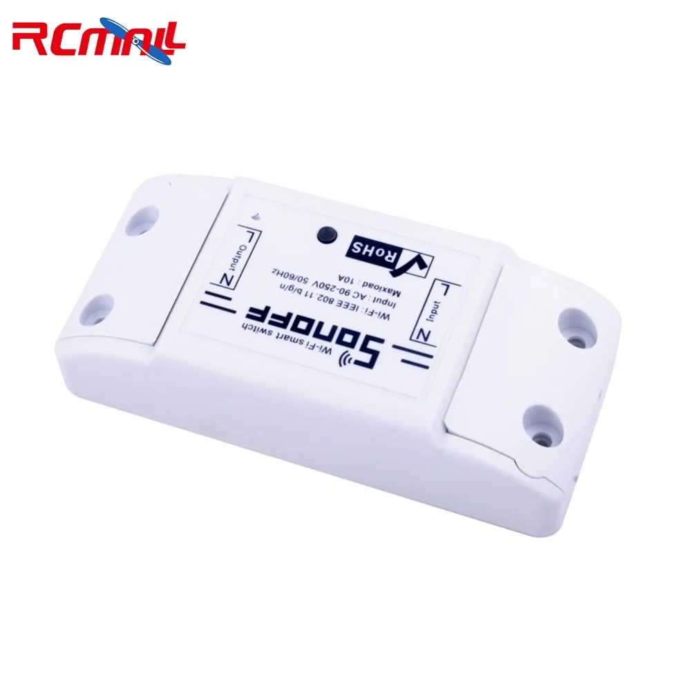 RCmall Sonoff Smart Home Wireless Remote Control Wifi Switch Intelligent Timer 220V Control for Iphone Android IOS FZ1758C
RCmall Sonoff Smart Home Wireless Remote Control Wifi Switch Intelligent Timer 220V Control for Iphone Android IOS FZ1758C