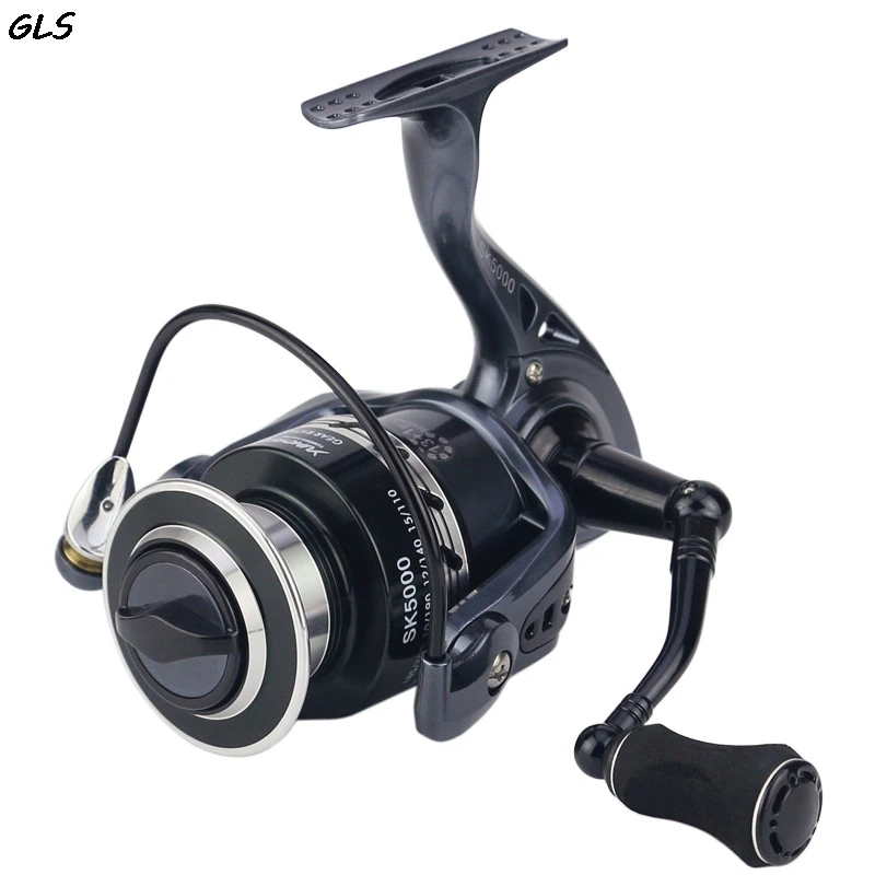 2000 - 7000 Series Spinning Fishing Reels, EVA Handle Metal Spool, 13+1BB, 5.5:1, for Freshwater Saltwater Fishing
2000 - 7000 Series Spinning Fishing Reels, EVA Handle Metal Spool, 13+1BB, 5.5:1, for Freshwater Saltwater Fishing