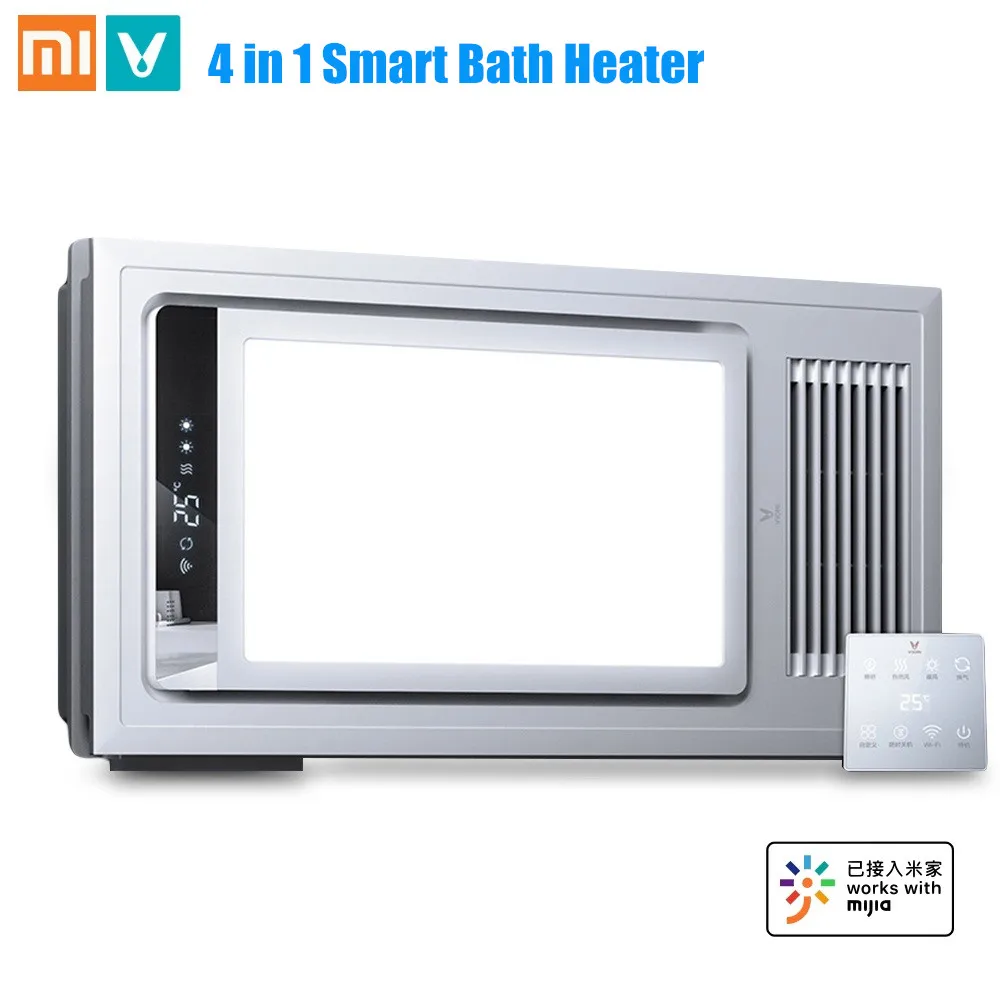 Original VIOMI 4 in 1 Smart Bath Heater APP Remote Control One-Key Control 2400W Ceiling Light Bath Heater for Home Bathroom
Original VIOMI 4 in 1 Smart Bath Heater APP Remote Control One-Key Control 2400W Ceiling Light Bath Heater for Home Bathroom
