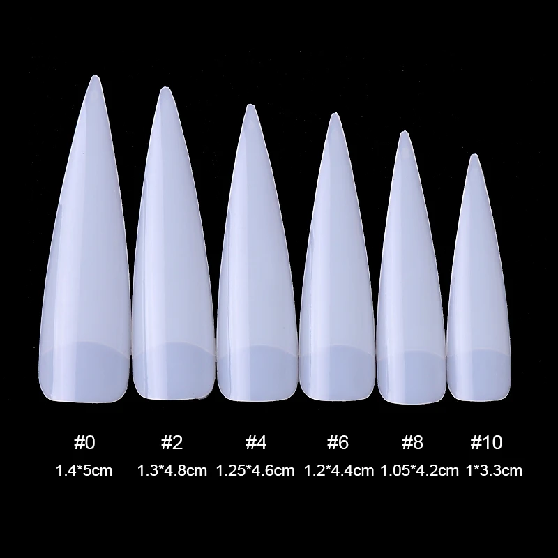 24Pcs Full Nail Tips Sharp Shape False Nail Tips Set Natural White Clear Long Cuspidal Fashion for DIY Nail Art Color Gel Polish
24Pcs Full Nail Tips Sharp Shape False Nail Tips Set Natural White Clear Long Cuspidal Fashion for DIY Nail Art Color Gel Polish