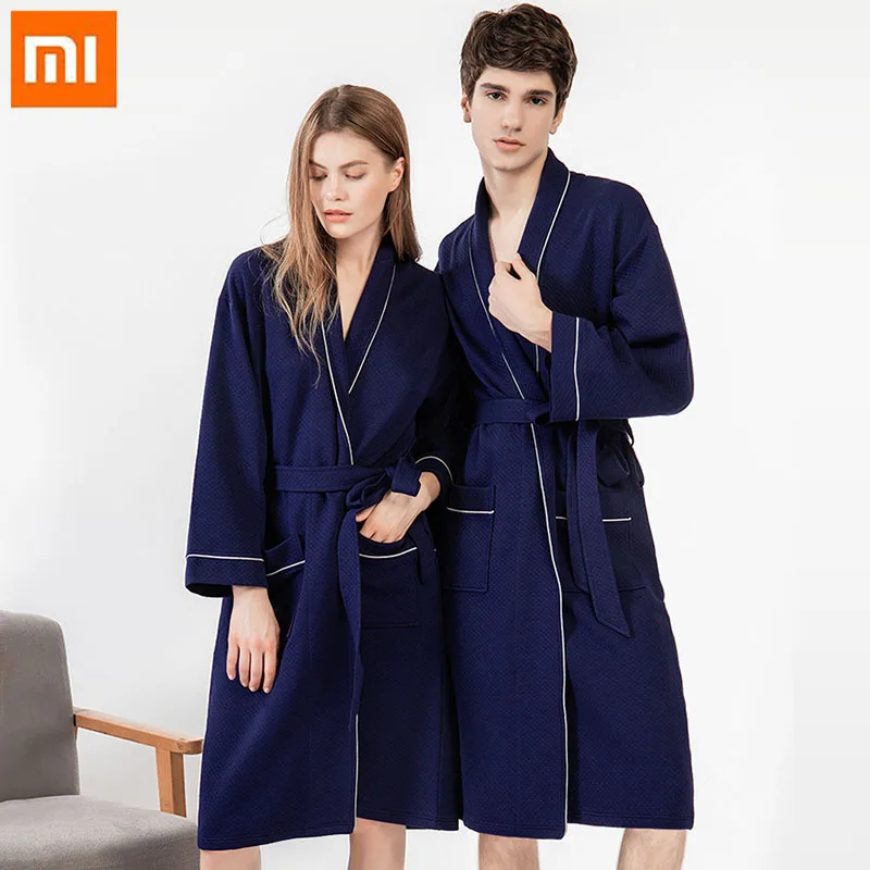 100%Original Xiaomi Mijia Couple Cotton Home Robe Clothes Soft and comfortable Sleepwear Hotel bathrobe Solid color High Quality
100%Original Xiaomi Mijia Couple Cotton Home Robe Clothes Soft and comfortable Sleepwear Hotel bathrobe Solid color High Quality