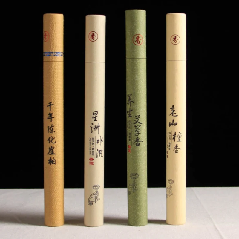 

Tibetan Incense Sticks Box Natural Sandalwood Oriental Buddha Buddhist Aromatic Medicinal Herbs Line Incense for Sleep Health