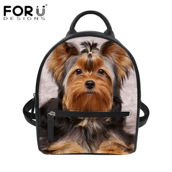 FORUDESIGNS Brand Mini Women Luxury Back Pack Cute Animal Yorkshire Printing Casual Travel Small Bagpack PU Leather School Bags
FORUDESIGNS Brand Mini Women Luxury Back Pack Cute Animal Yorkshire Printing Casual Travel Small Bagpack PU Leather School Bags