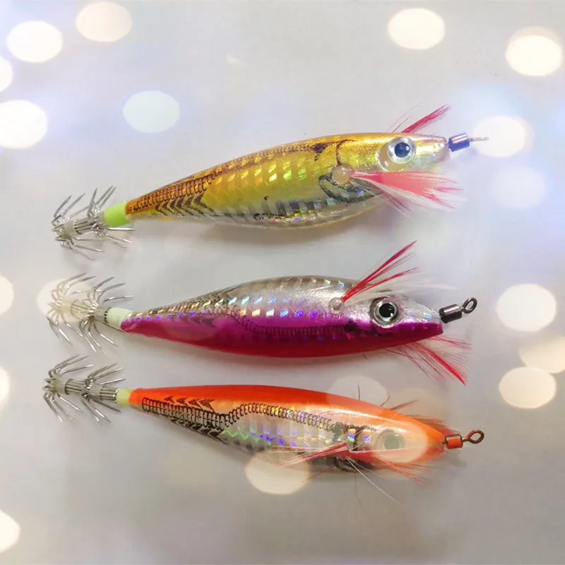 Squid Jig Hook Fishing Lure Seawater Fishing Bait Artificial Lures 10cm/10g Fluorescent Shrimp 1 Piece Sale
Squid Jig Hook Fishing Lure Seawater Fishing Bait Artificial Lures 10cm/10g Fluorescent Shrimp 1 Piece Sale