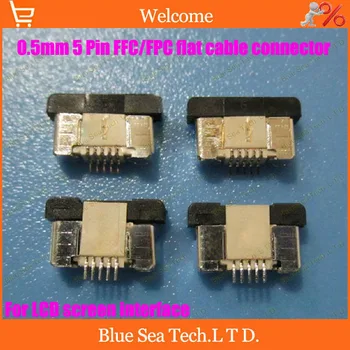 Free Shipping FPC/FFC connector cable socket 5 pin 0.5mm connector for LCD screen interface of DVD/GPS/MP3/PDA/Phone ect.ROHS
Free Shipping FPC/FFC connector cable socket 5 pin 0.5mm connector for LCD screen interface of DVD/GPS/MP3/PDA/Phone ect.ROHS