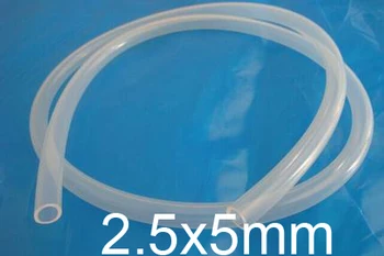 2.5mm ID 5mm OD 2.5x5 Transparent Food Grade Medical Use FDA Silicone Rubber Flexible Tube / Hose silicon tubing
2.5mm ID 5mm OD 2.5x5 Transparent Food Grade Medical Use FDA Silicone Rubber Flexible Tube / Hose silicon tubing