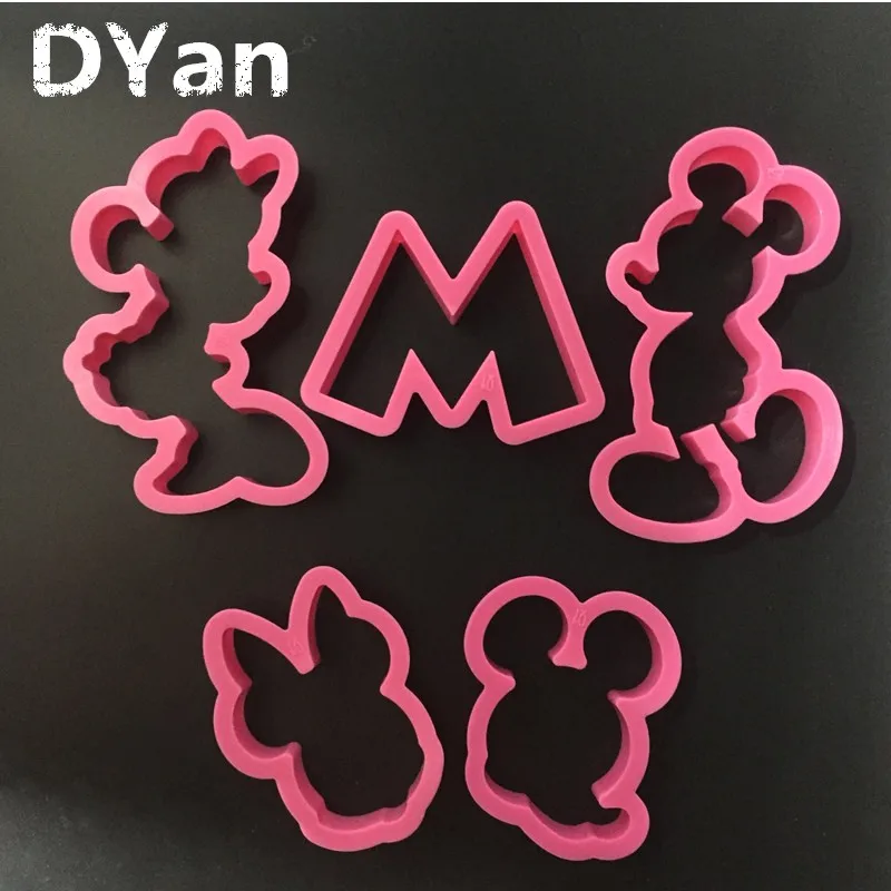 Micini Minnie Set Of 5 Cookies Cut Plastic Cookie Mold Baking Mould Fondant Printing Cutting Die A1177
Micini Minnie Set Of 5 Cookies Cut Plastic Cookie Mold Baking Mould Fondant Printing Cutting Die A1177
